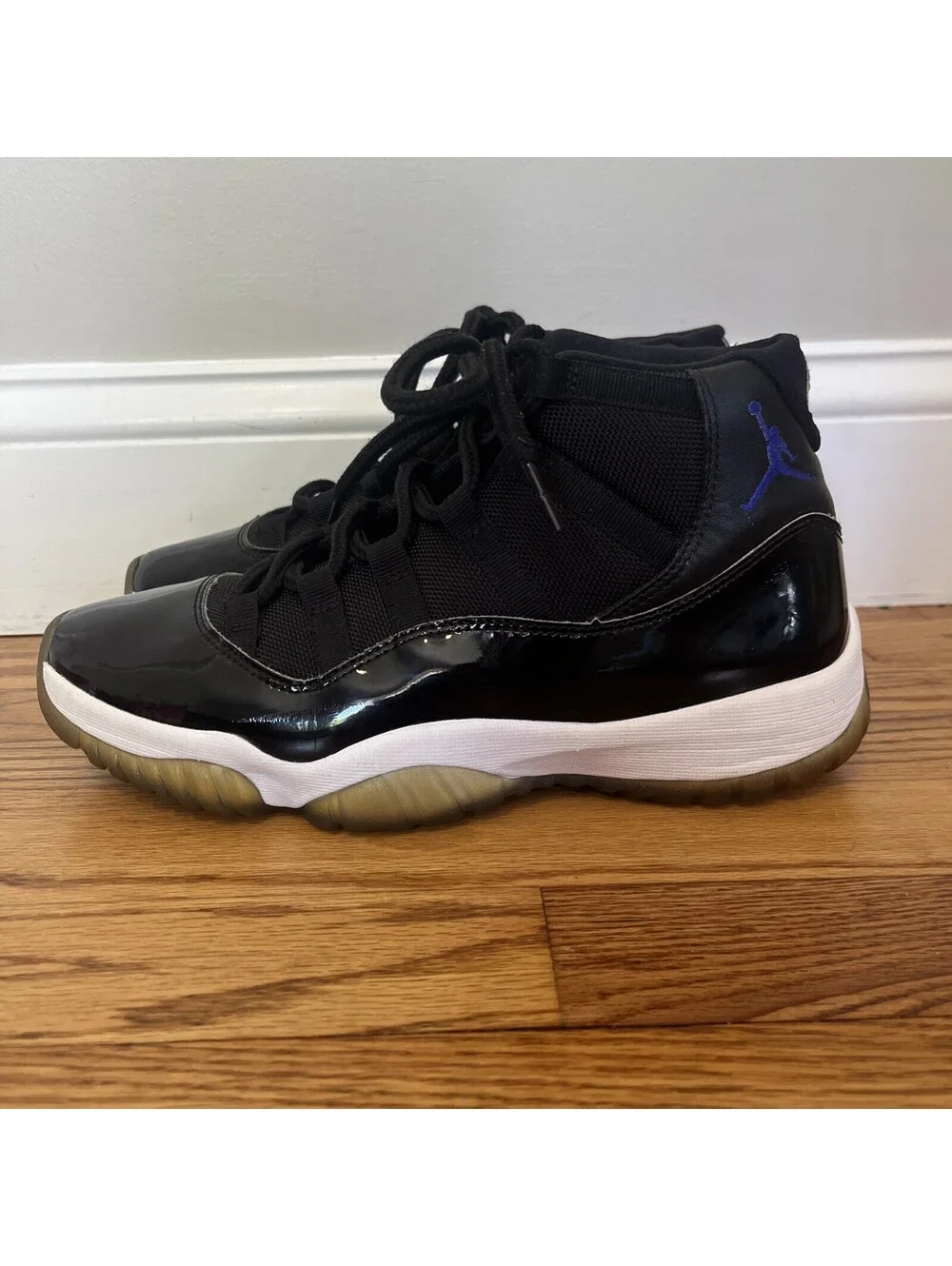 Air Jordan 11 Retro Space Jam 2016 Shoes Mens Size 8.5 Black Concord 378037-003